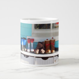 Winter stickt alles in einer Reihe - Martha's Vine Jumbo-Tasse