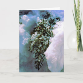 "Winter Stillleben" - Urlaubskarte - Schönheit der Feiertagskarte