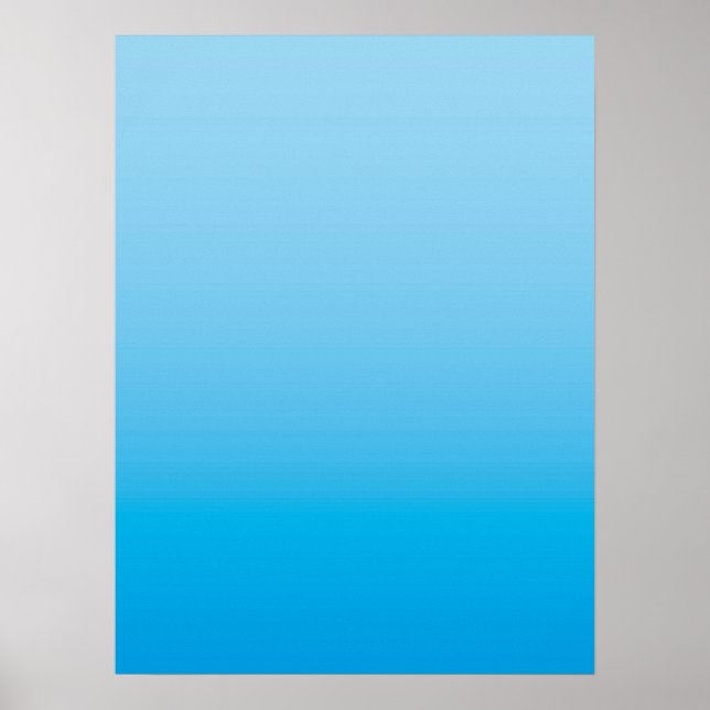 WINTER-STIMMUNG – Eisblau | tief zu hell |  Poster (Vorne)