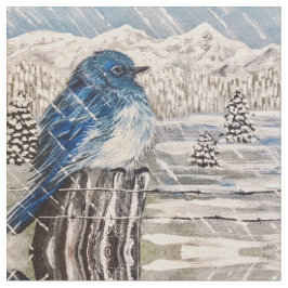 Winter Storm Bluebird Stoff