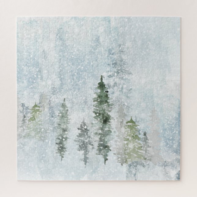 Winter Storm Pines Puzzle (Vertikal)
