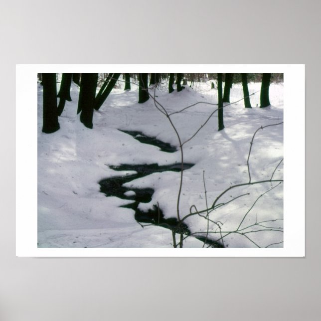 Winter Stream Poster (Vorne)