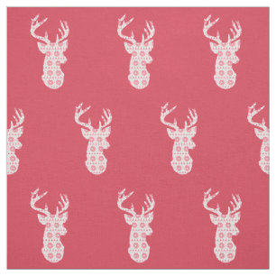 Winter Strick Weihnachts-Reindeer-Fabric Stoff