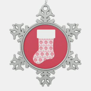 Winter Strick Weihnachts Strumpf Ornament