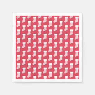 Winter Strick Weihnachts Strumpf Paper Napkins Serviette