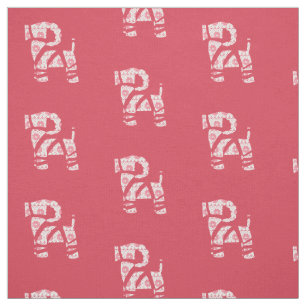 Winter Strick Weihnachts Weihnachten Bock Fabric Stoff