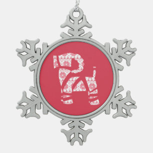 Winter Strick Weihnachts Weihnachten Bock Ornament