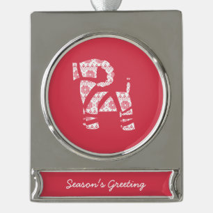Winter Strick Weihnachts Weihnachten Bock Ornament