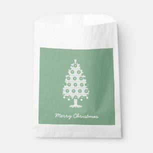 Winter Strick Weihnachtsbaum Gefälligkeitssäcke Geschenktütchen