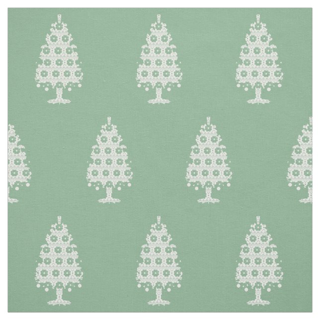 Winter-Strick-Weihnachtsbaum-Gewebe Stoff (Muster)