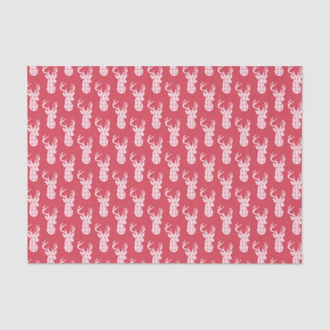 Winter-Strick Weihnachtsweckerpapier Seidenpapier (Vorderseite)