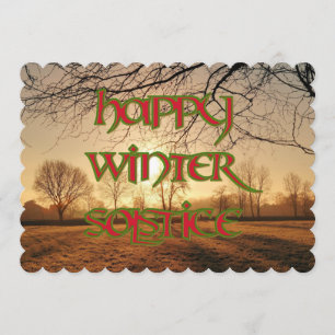 Winter Sun: Sonnenwende-Einladung zu einem Wiccan Einladung