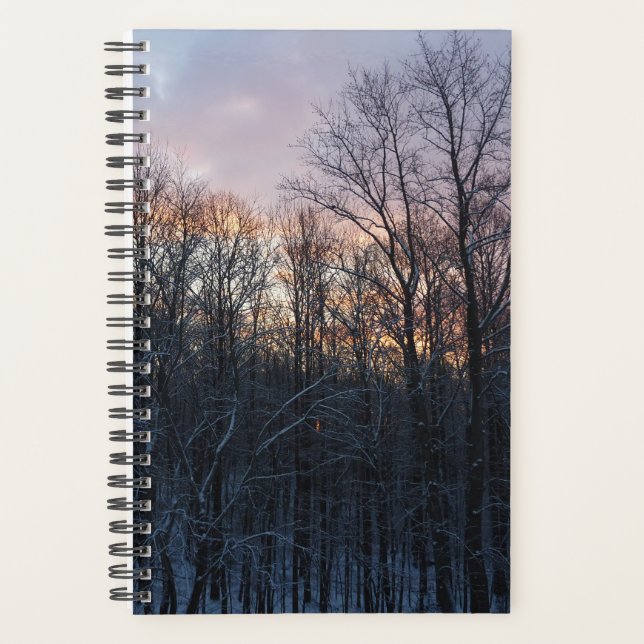 Winter Sunrise I Pastel Natur Landschaft Planer (Vorderseite)
