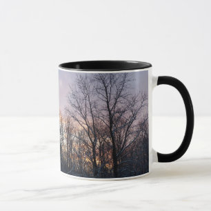 Winter Sunrise I Pastel Natur Landschaft Tasse