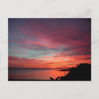 Winter Sunrise in East Hampton Postkarte