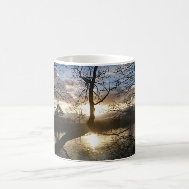 Winter Sunset . Kaffeetasse (Mittel)