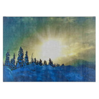 Winter Sunset over Mt Washington, Kanada