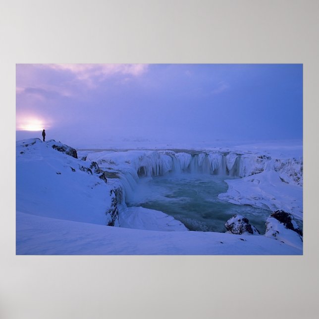 Winter Sunset Poster (Vorne)