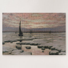 Winter Sunset Puzzle