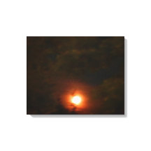 WINTER SUPER MOON Leinwand