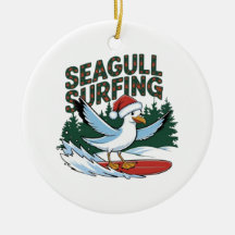 Winter Surfer Seagull, Weihnachtsseagull