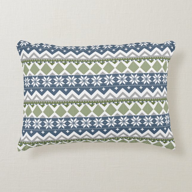 Winter Sweater Accent Pillow Dekokissen (Vorderseite)