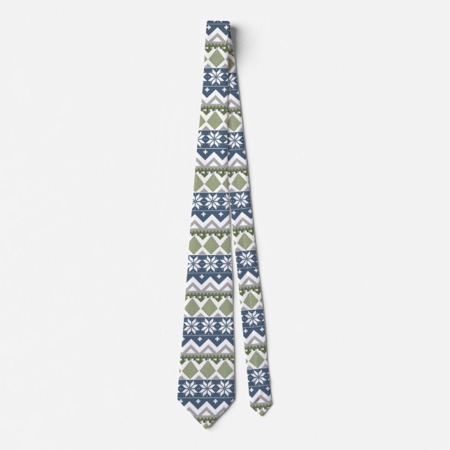 Winter Sweater Men's Neck Tie Krawatte (Vorderseite)