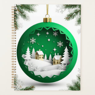 🎁Winter-Szene-Anhänger Weihnachtsplaner-Geschenk Planer
