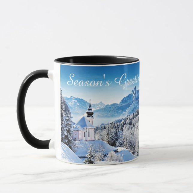 Winter Szene individuell  Tasse (Links)