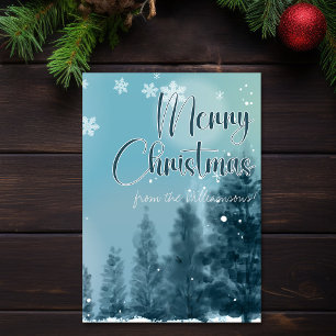 Winter Szene John 1:14 Grace und Wahrheit Weihnach Karte