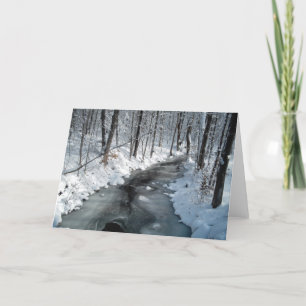Winter-Szene Karte