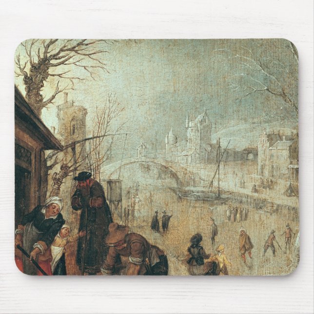 Winter-Szene Mousepad (Vorne)
