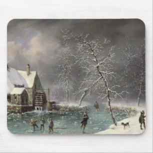 Winter-Szene Mousepad