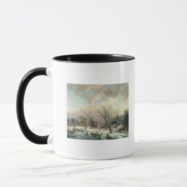 Winter-Szene Tasse (Links)