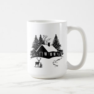 Winter-Szene-Tasse Kaffeetasse