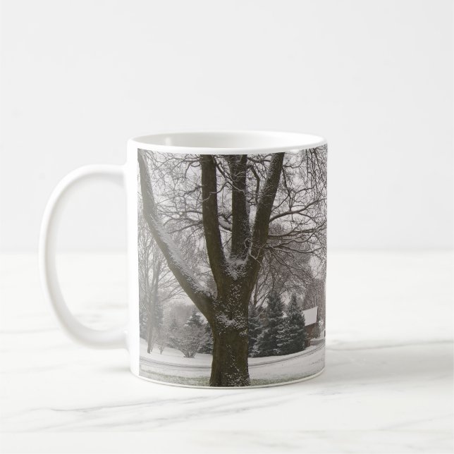Winter-Szenen-Tasse Tasse (Links)