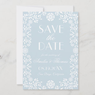Winter-Talavera-Hochzeitsfoto Save The Date