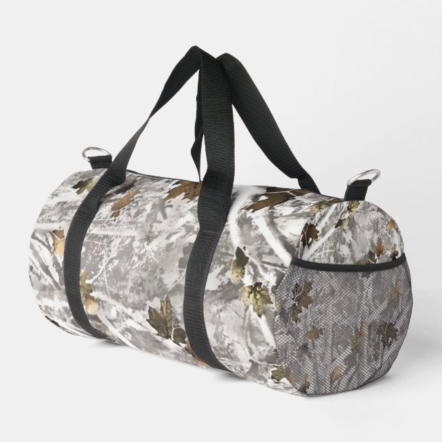 Winter-Tarnjagd-Look Duffle Bag (Rechte Ecke)