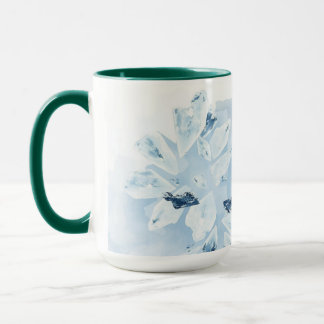 Winter-Tau-Blauer Eiszapfen Personalisiert Tasse