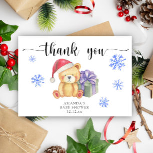 Winter-Teddybär - danke
