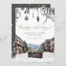 Winter Telluride Colorado Weihnachtskarte