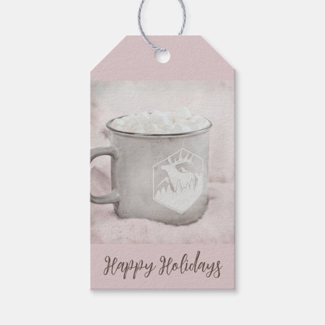 Winter Theme Holiday Geschenketiketten Geschenkanhänger (Vorderseite)