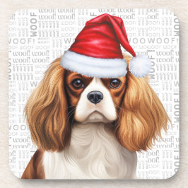 Winter Themed Cavalier King Charles Spaniel Dog Getränkeuntersetzer