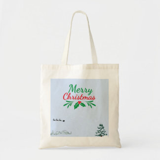 Winter Tote Bag,Beutel.Merry Christmas Image. Tragetasche