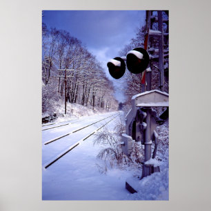 Winter Tracks Poster