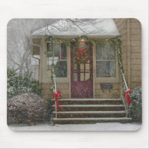 Winter - Träumen von einem weißen Weihnachten Mousepad