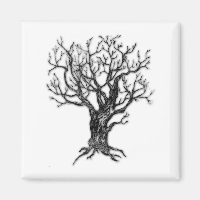 Winter Tree Magnet (Vorne)