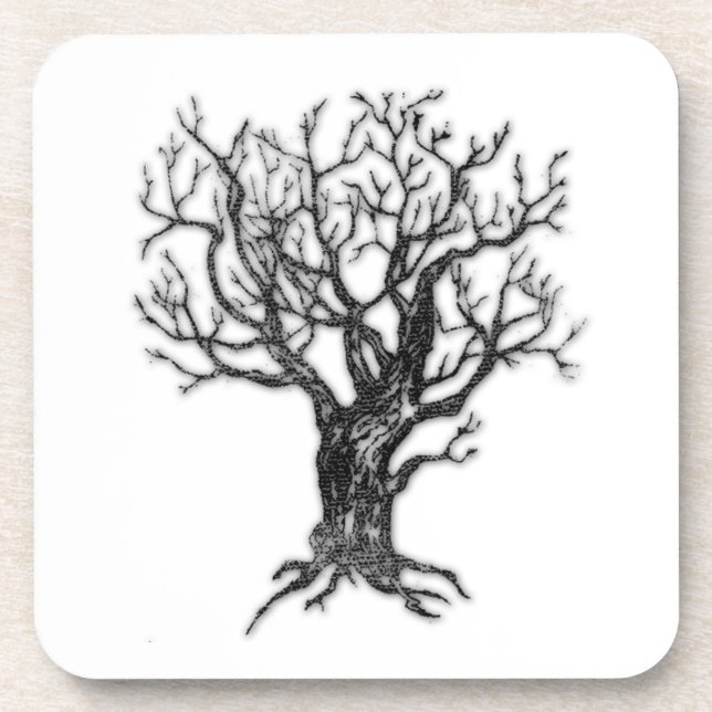 Winter Tree Untersetzer (Vorderseite)