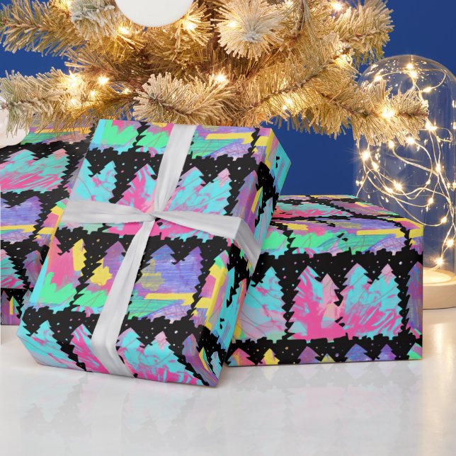Winter Trees Wrapping Paper Geschenkpapier (Feiertage)