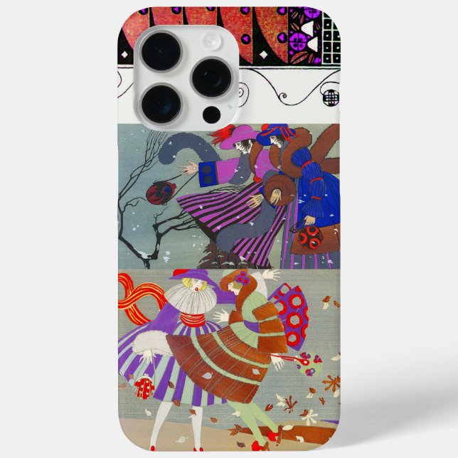 WINTER UND AUTUMN / FASHION COSTUME DESIGNER Case-Mate iPhone HÜLLE (Rückseite)